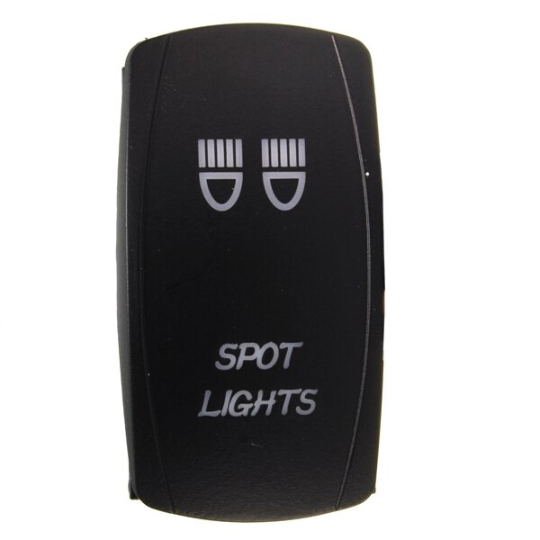12V Dual Backlit LED Etched ARB Carling Rocker Switch
