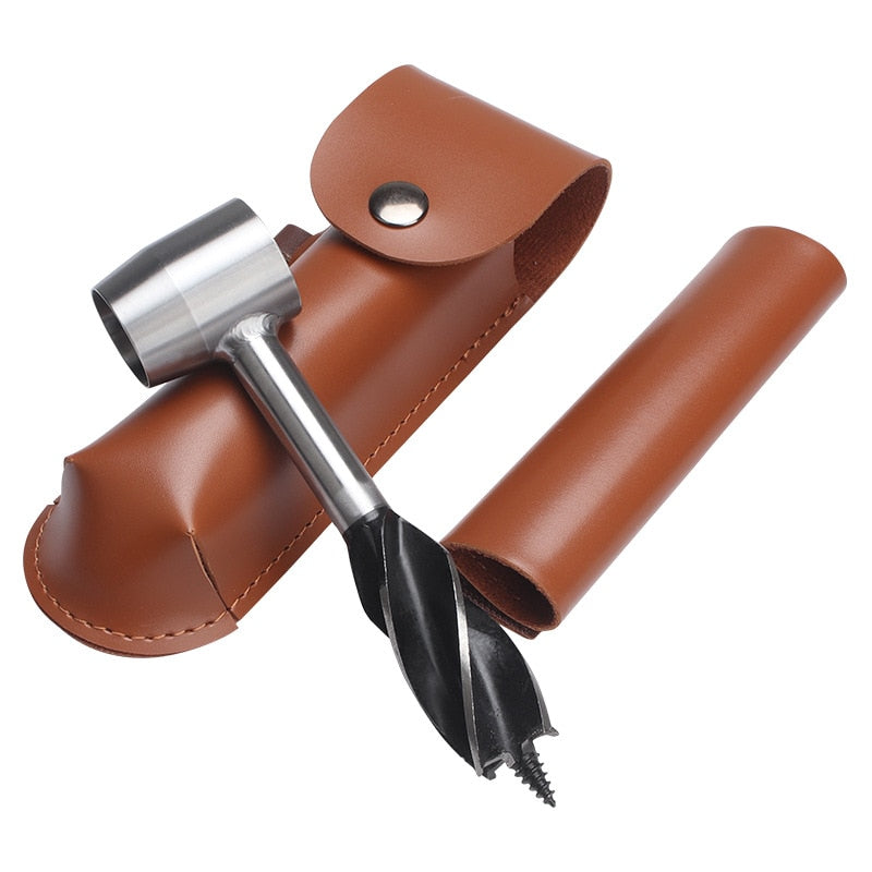 Hand Auger Wrench Multifunctional Survival Settlers Tool for Outdoor Sports Jungle Crafts Camping Bushcrafting Sturdy