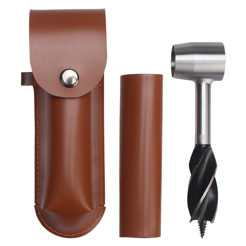 Hand Auger Wrench Multifunctional Survival Settlers Tool for Outdoor Sports Jungle Crafts Camping Bushcrafting Sturdy