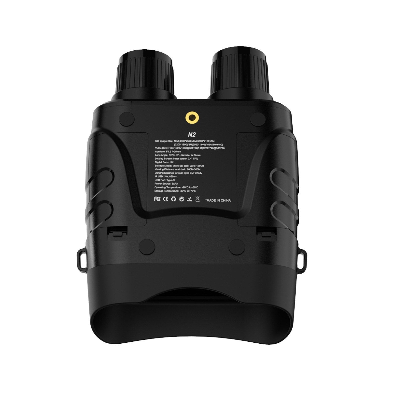 Night Vision Binoculars Night Vision Goggles with 2.4-inch Screen 5x Zoom Adjustable Brightness 1080P HD Video Recording for Outdoor Activities Hunting Wildlife Observation