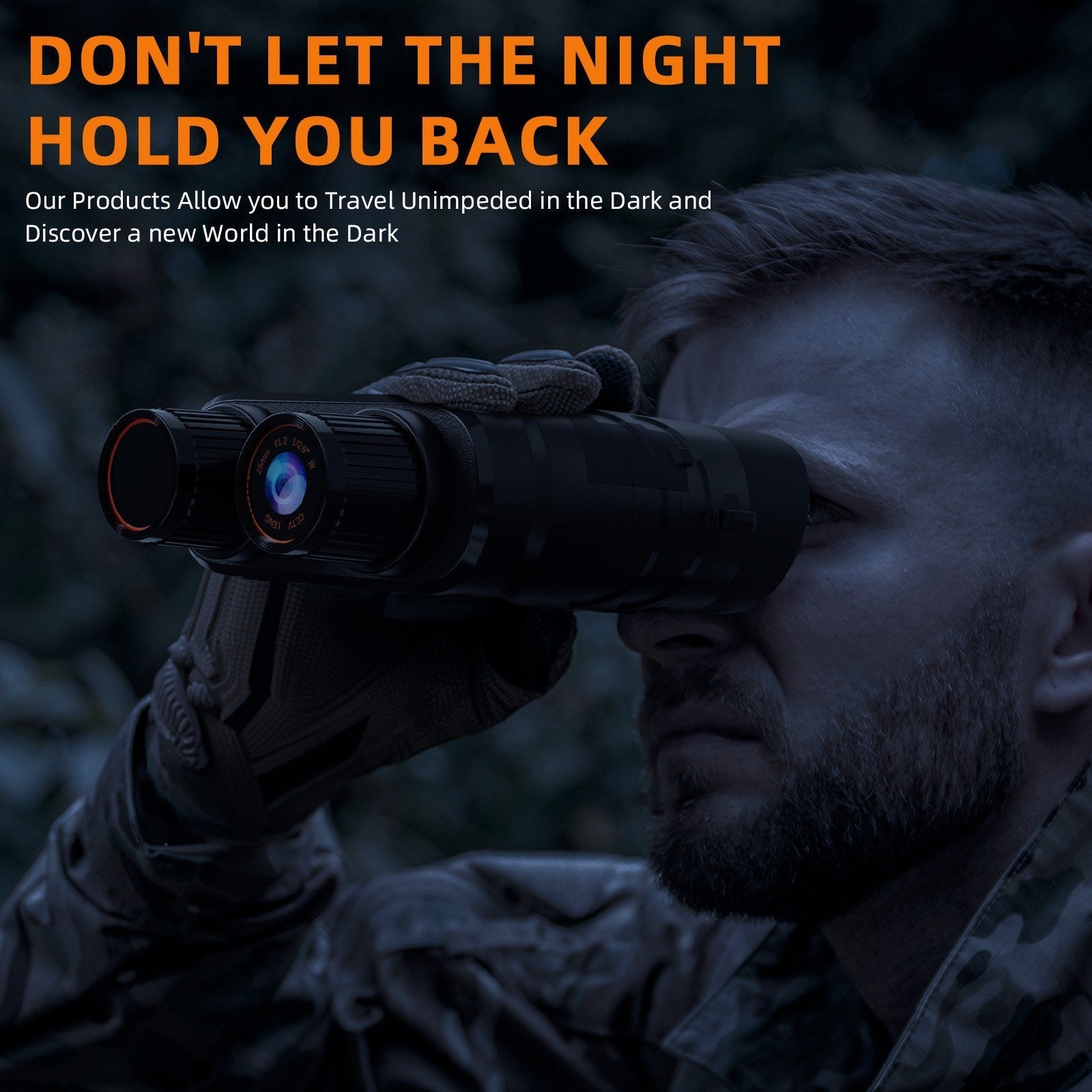 Night Vision Binoculars Night Vision Goggles with 2.4-inch Screen 5x Zoom Adjustable Brightness 1080P HD Video Recording for Outdoor Activities Hunting Wildlife Observation