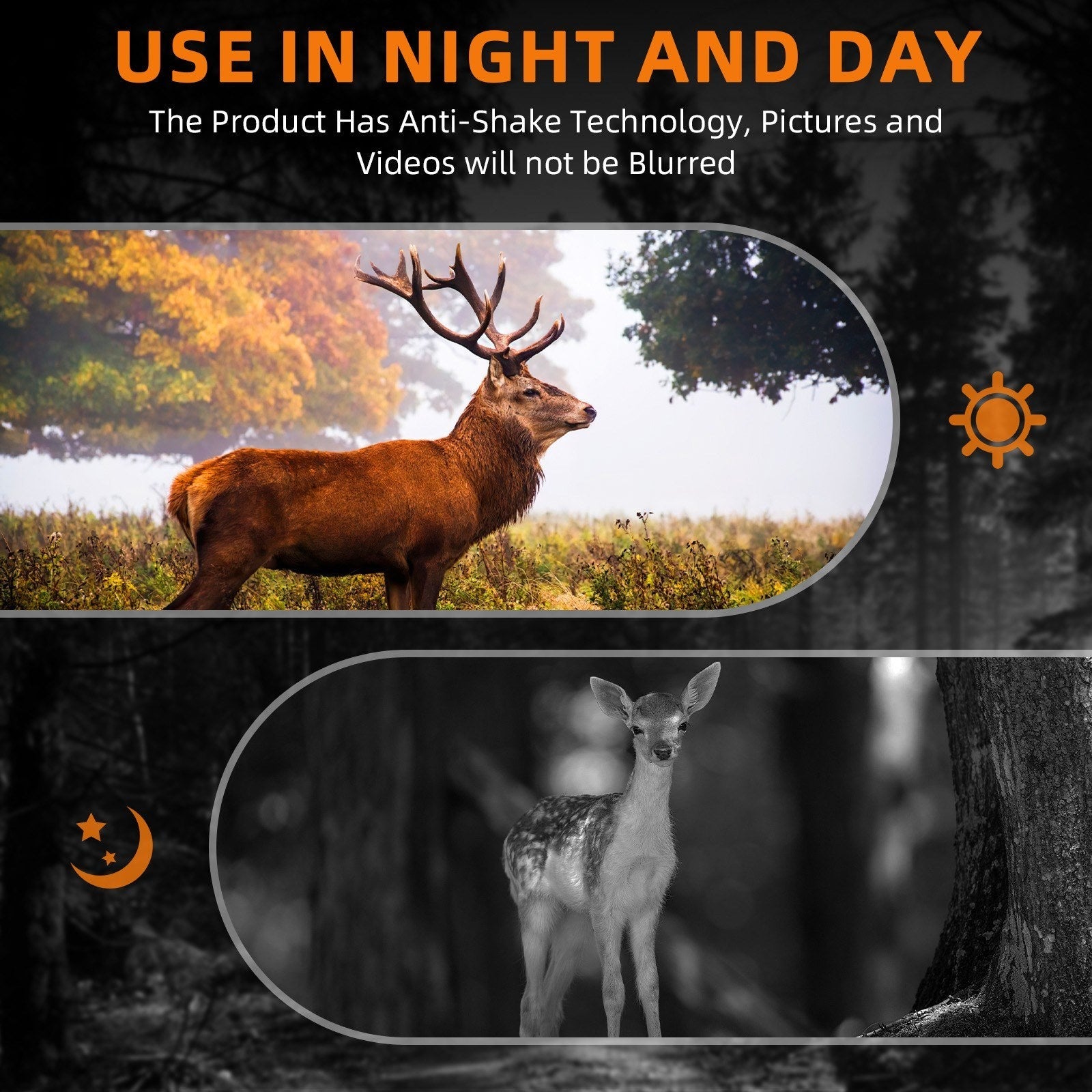 Night Vision Binoculars Night Vision Goggles with 2.4-inch Screen 5x Zoom Adjustable Brightness 1080P HD Video Recording for Outdoor Activities Hunting Wildlife Observation
