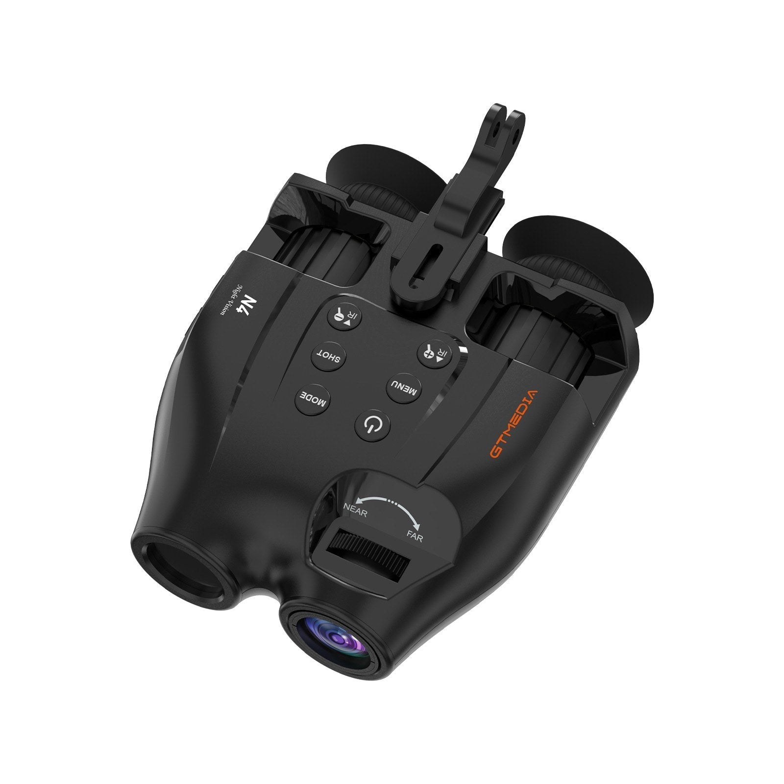 Night Vision Binoculars 7 Levels Infrared Light 5X Zoom Photo/Video Playback Head-Mounted Support Ideal for Outdoor Activities and Wildlife Observation