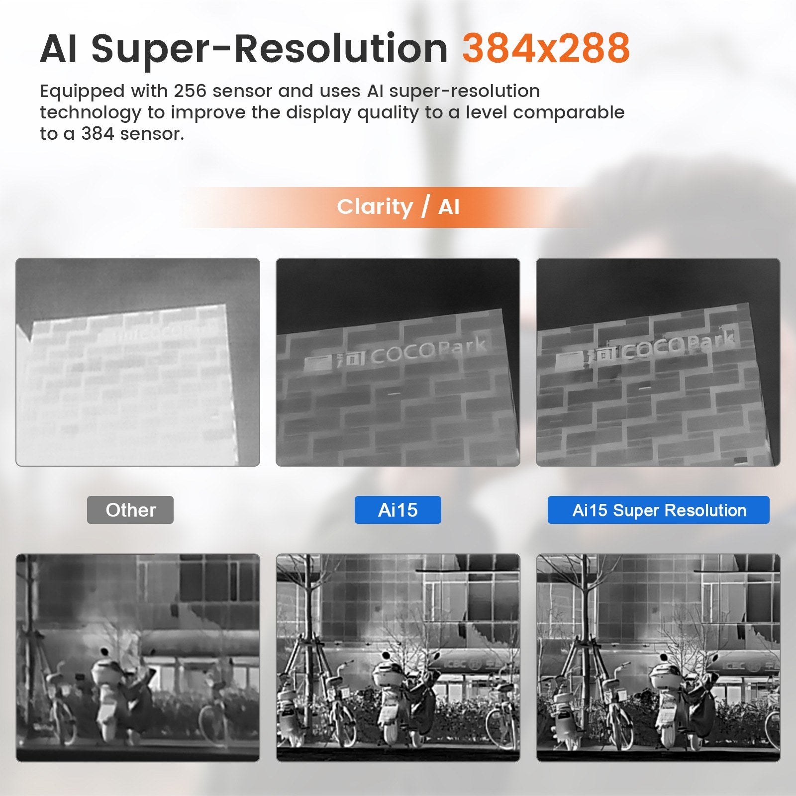 AI Thermal Monocular Thermal Imaging Camera - 8x Digital Zoom, 60Hz AMOLED Display, IP66 Waterproof, Built-in 32GB Storage, WiFi Hotspot/Station for Smartphone Connectivity