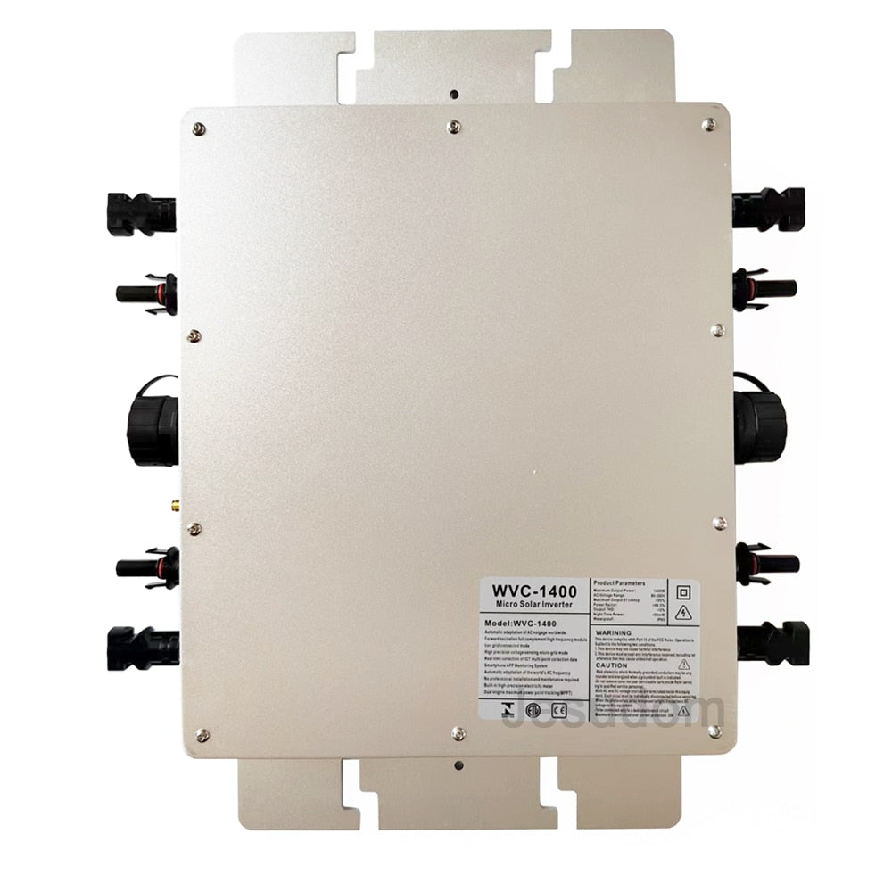 1400W DC22-60V to 120V230V Solar Micro Grid Tie Inverter Auto Switch With Wifi Wireless Series R3