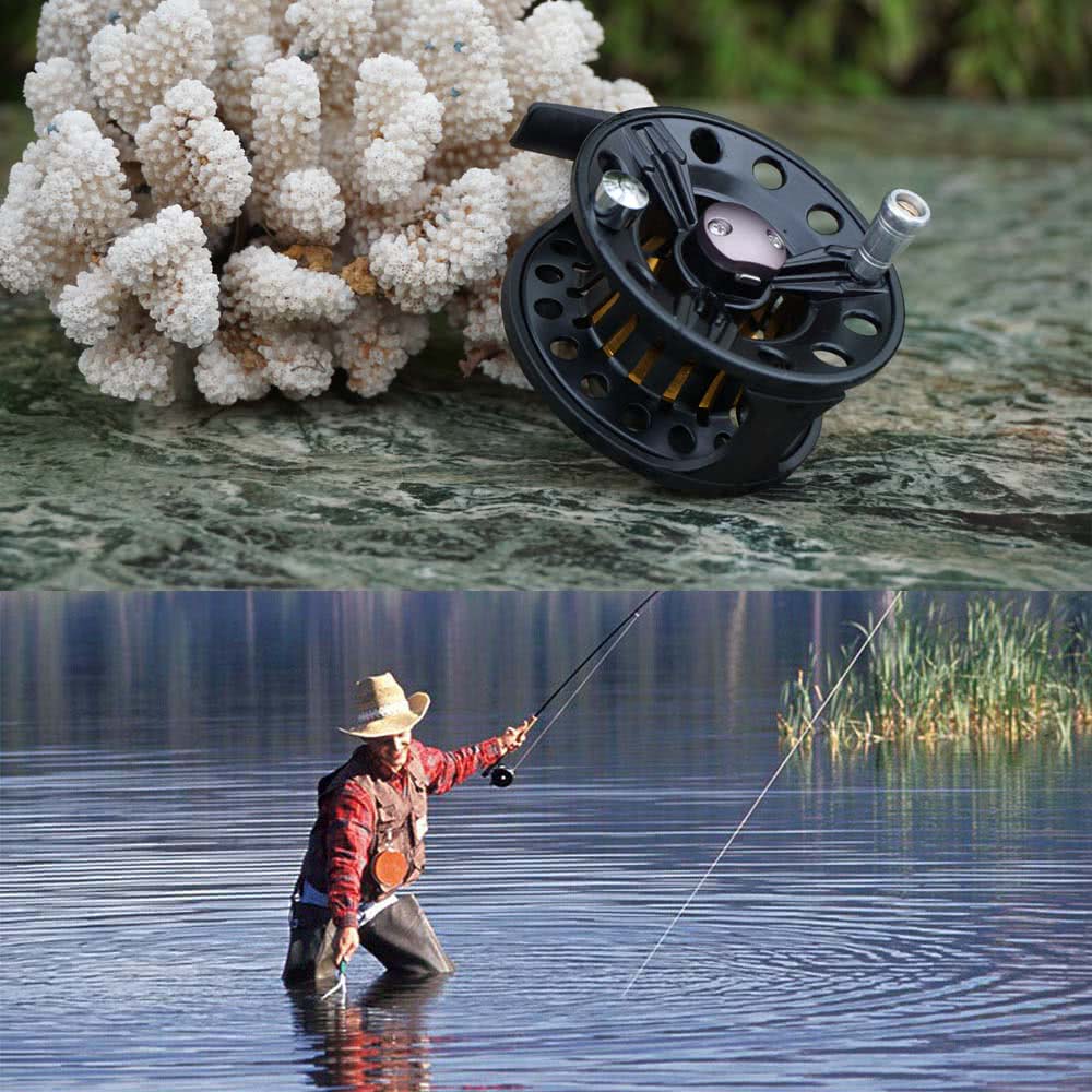 3BB Ball Bearing Full Metal Fly Fish Reel Former Rafting Ice Fishing Vessel Wheel Left/Right Interchangeable