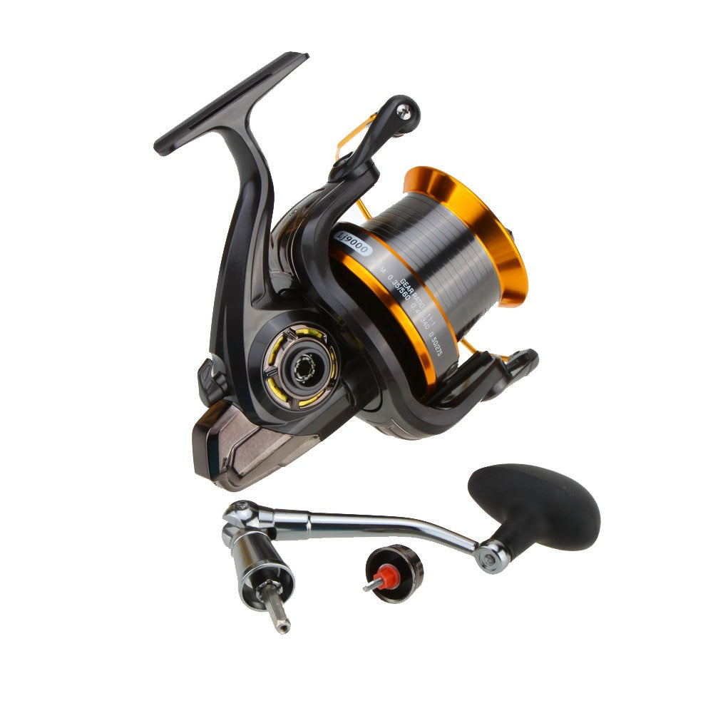 12+1BB 13Ball Bearings Left/Right Interchangeable LJ9000 Super Big Sea Fishing Wheel Metal Spinning Reel High Speed 4.11:1
