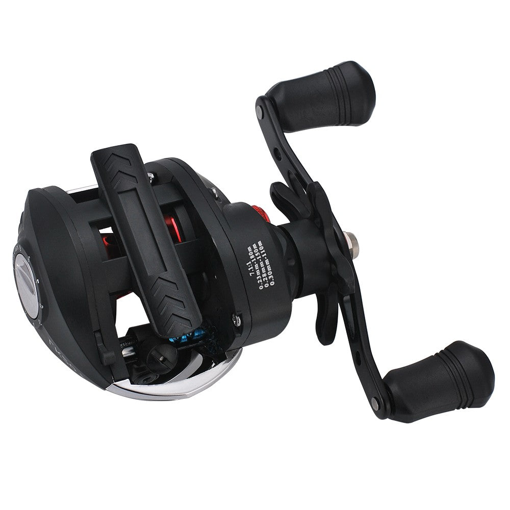 Lightweight High Speed 7.1:1 Gear Ratio Baitcast Fishing Reel