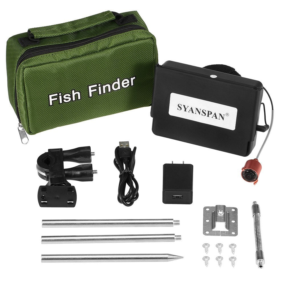 4.3 Inch Portable Underwater Fishing Camera Fish Finder Waterproof Night Vision Ice Boat Fishing Camera 20M Cable with Carry Bag