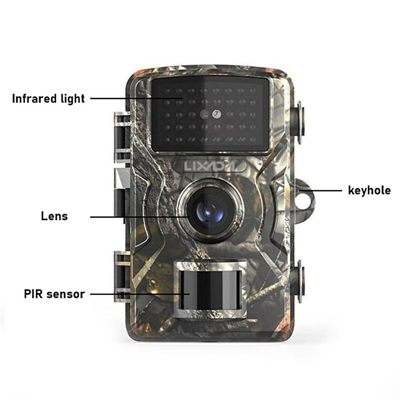 16MP 1080P Wildlife Hunting Trail and Game Camera Motion Activated IP66 Waterproof Infrared Night Vision Hunting Scouting Camera