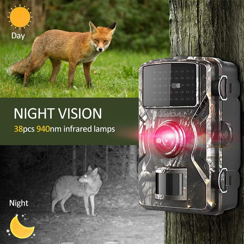 16MP 1080P Wildlife Hunting Trail and Game Camera Motion Activated IP66 Waterproof Infrared Night Vision Hunting Scouting Camera