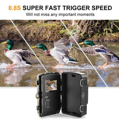 16MP 1080P Wildlife Hunting Trail and Game Camera Motion Activated IP66 Waterproof Infrared Night Vision Hunting Scouting Camera