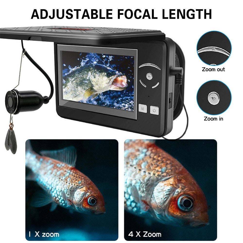 4.3 Inch LCD Display Portable Underwater Fishing Camera Waterproof 720P Fish Finder Camera for Ice Lake Sea Boat Fishing