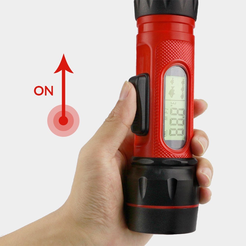 Sonar Ice Fishing Fishfinder with LED Underwater Light
