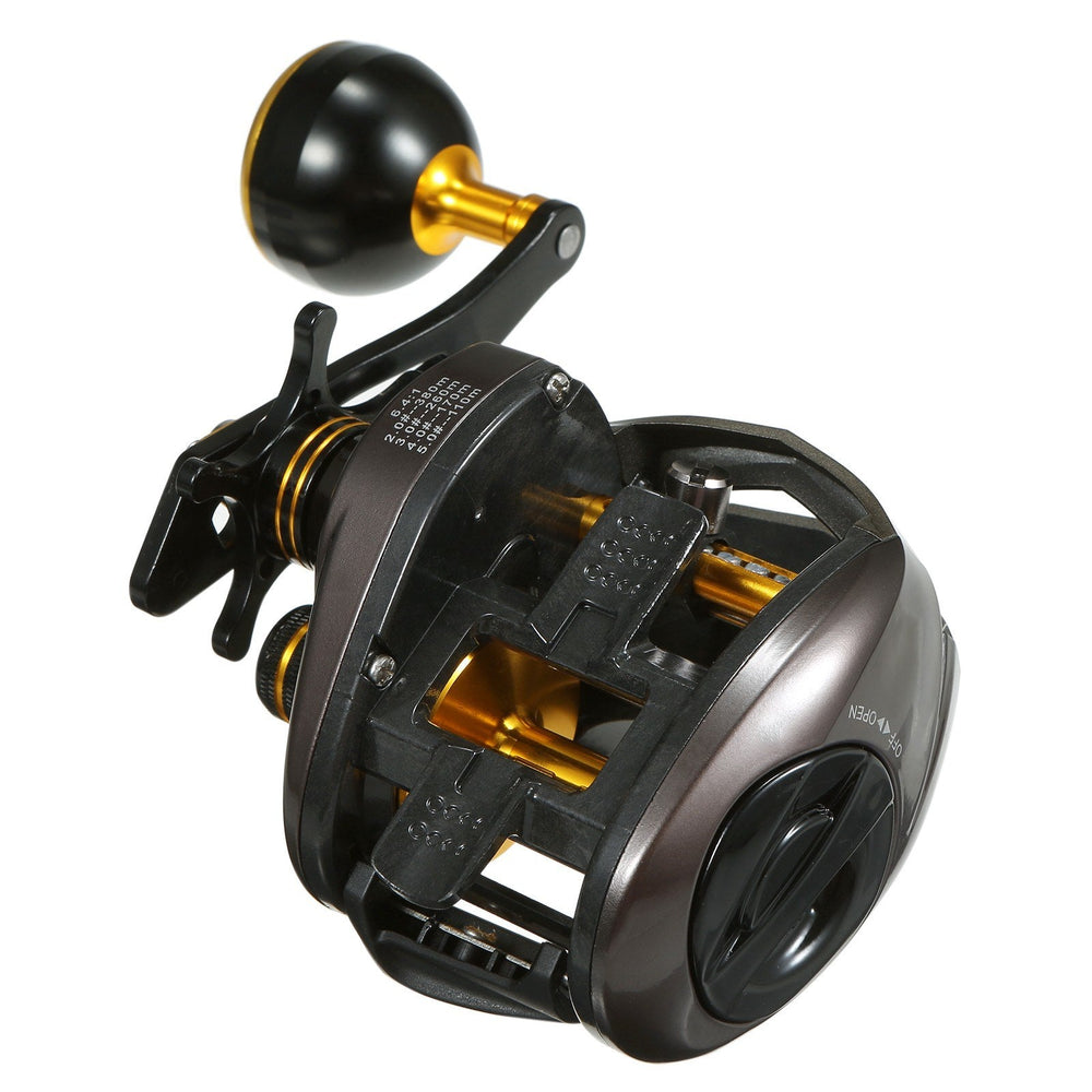 USB Rechargeable Baitcasting Reel: Carbon Fiber, 9+1BB, Electric, Display, High Speed 6.4:1 - Power & Precision