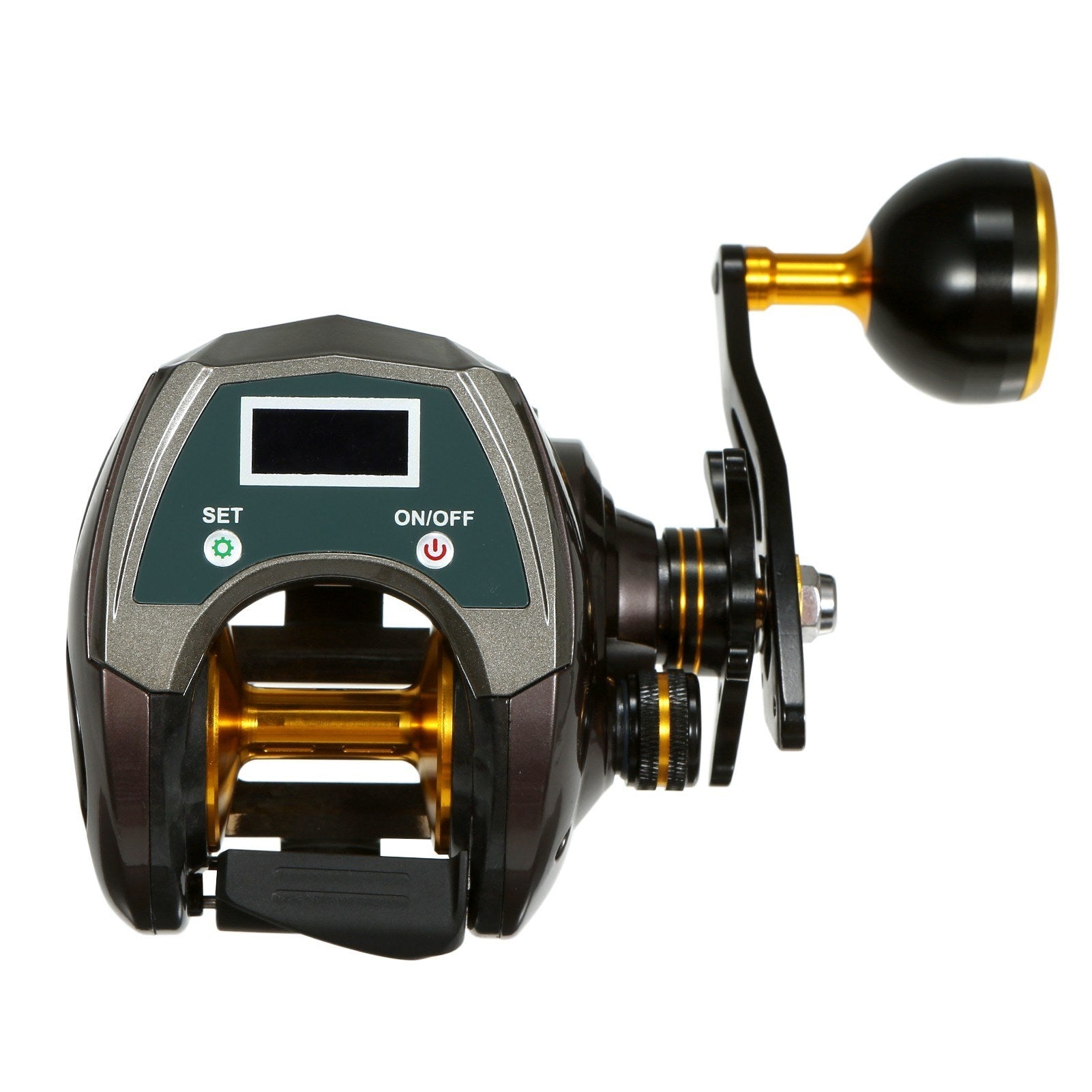 USB Rechargeable Baitcasting Reel: Carbon Fiber, 9+1BB, Electric, Display, High Speed 6.4:1 - Power & Precision