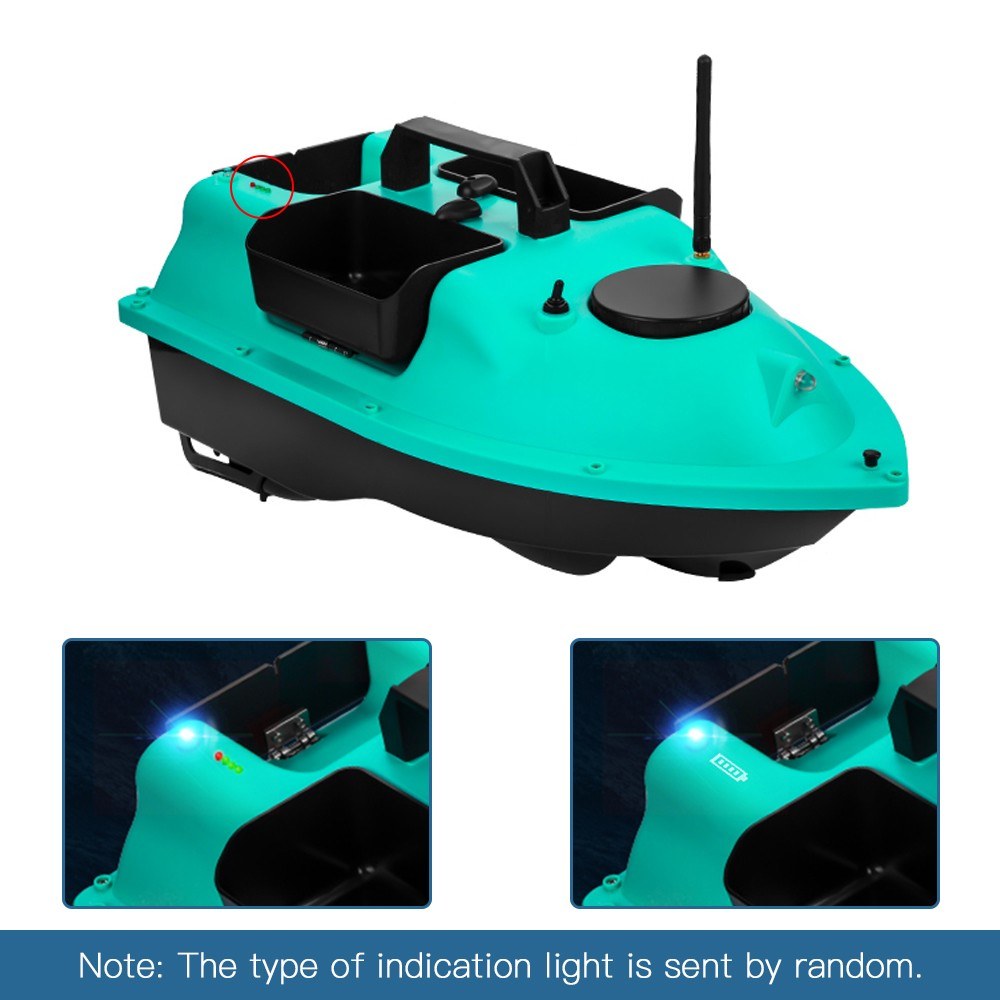 Wireless GPS Fishing Bait Boat 3 Bait Containers Remote Control Bait Boat with 16-points GPS Positioning Function Automatic Return Function