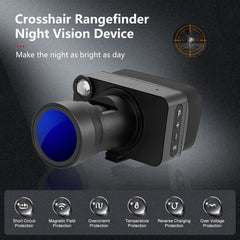 Infrared Night Vision Goggles 3in Display 4K Sensor 5X Digital Optical Zoom 2000MAH Battery 800M Viewing Range Binoculars