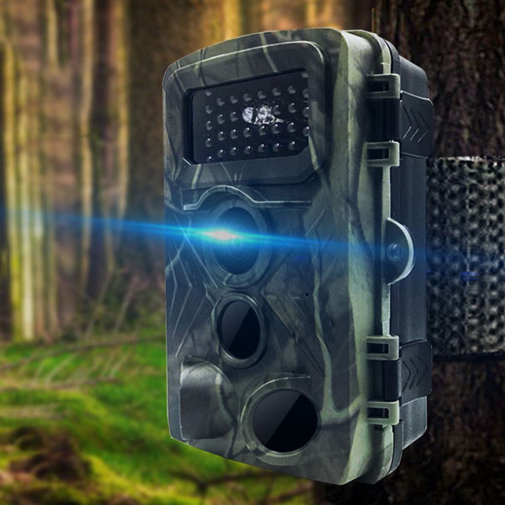 Trail Camera Multi-function Outdoor Huntings Animal Observation House Monitoring Camera IP66 Waterproof with 34 Infrared Lights Camera
