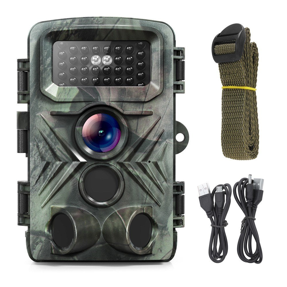 Trail Camera Multi-function Outdoor Huntings Animal Observation House Monitoring Camera IP66 Waterproof with 34 Infrared Lights Camera