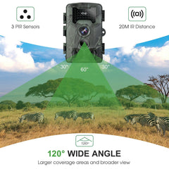 36MP 1080P Night Vision Trail Camera Waterproof Infrared Motion Camera