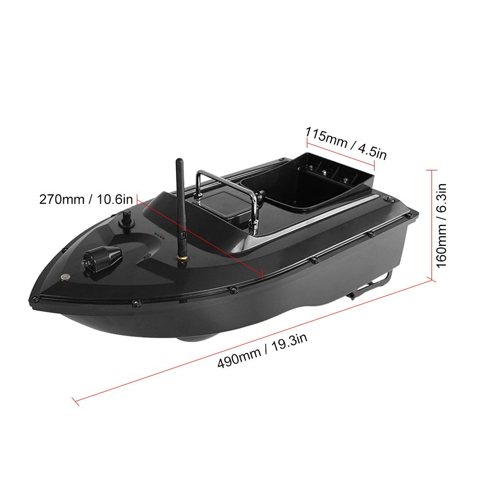 RC Bait Boat 500M Wireless Remote Control Fishing Bait Boat Fishing Feeder Ship Fishing Equipment 3.3lb Load 5200mAh Lithium Battery