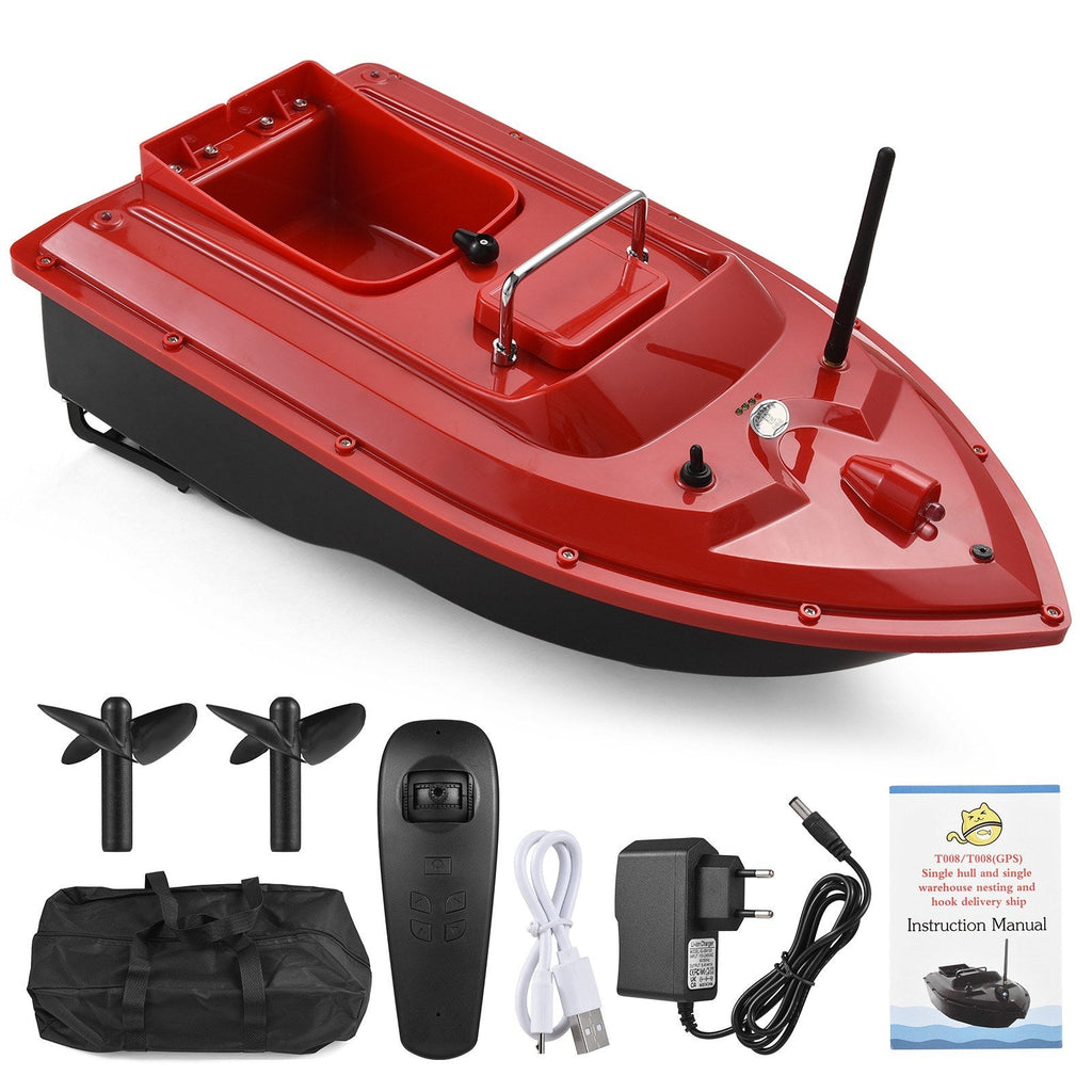 RC Bait Boat 500M Wireless Remote Control Fishing Bait Boat Fishing Feeder Ship Fishing Equipment 3.3lb Load 5200mAh Lithium Battery