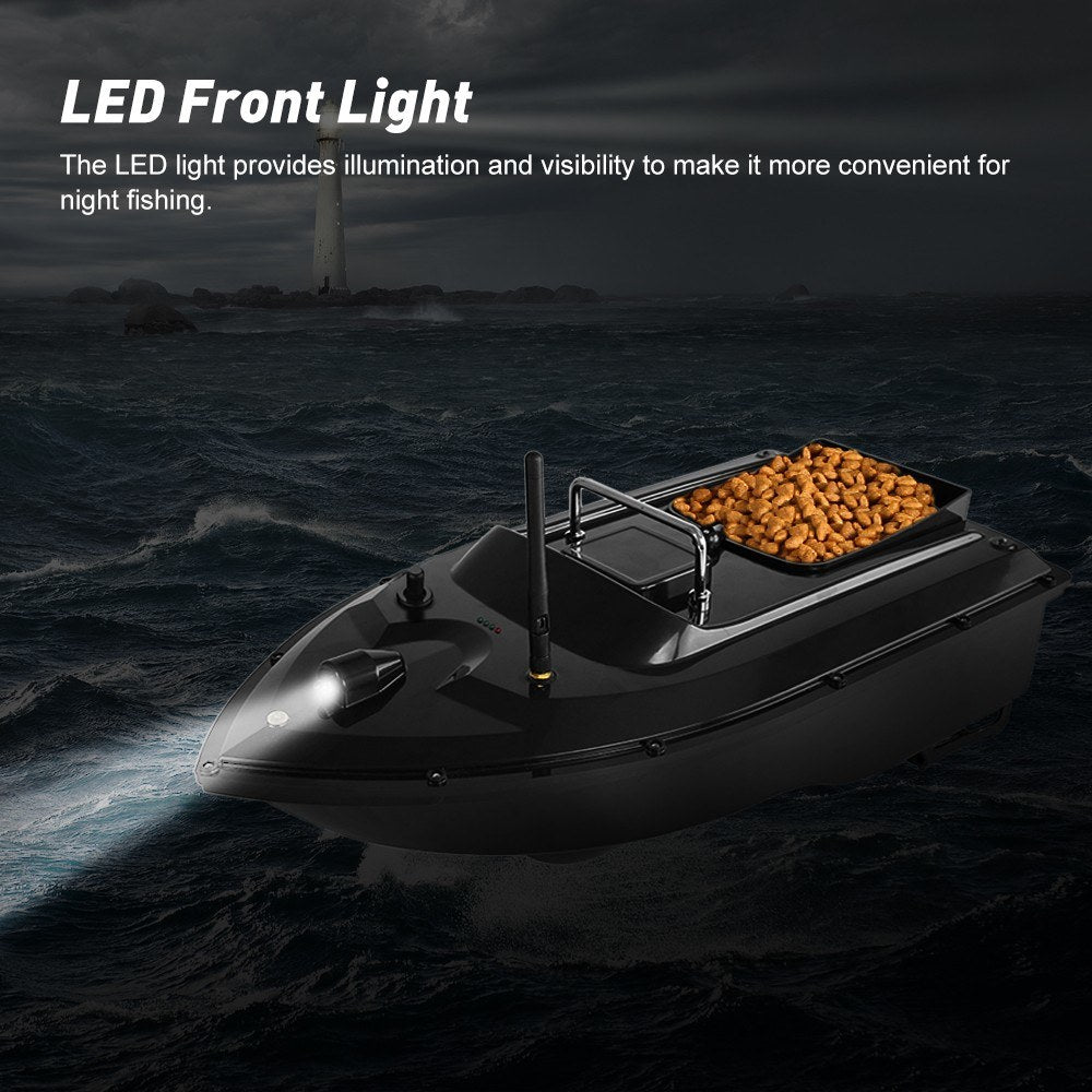 RC Bait Boat 500M Wireless Remote Control Fishing Bait Boat Fishing Feeder Ship Fishing Equipment 3.3lb Load 5200mAh Lithium Battery