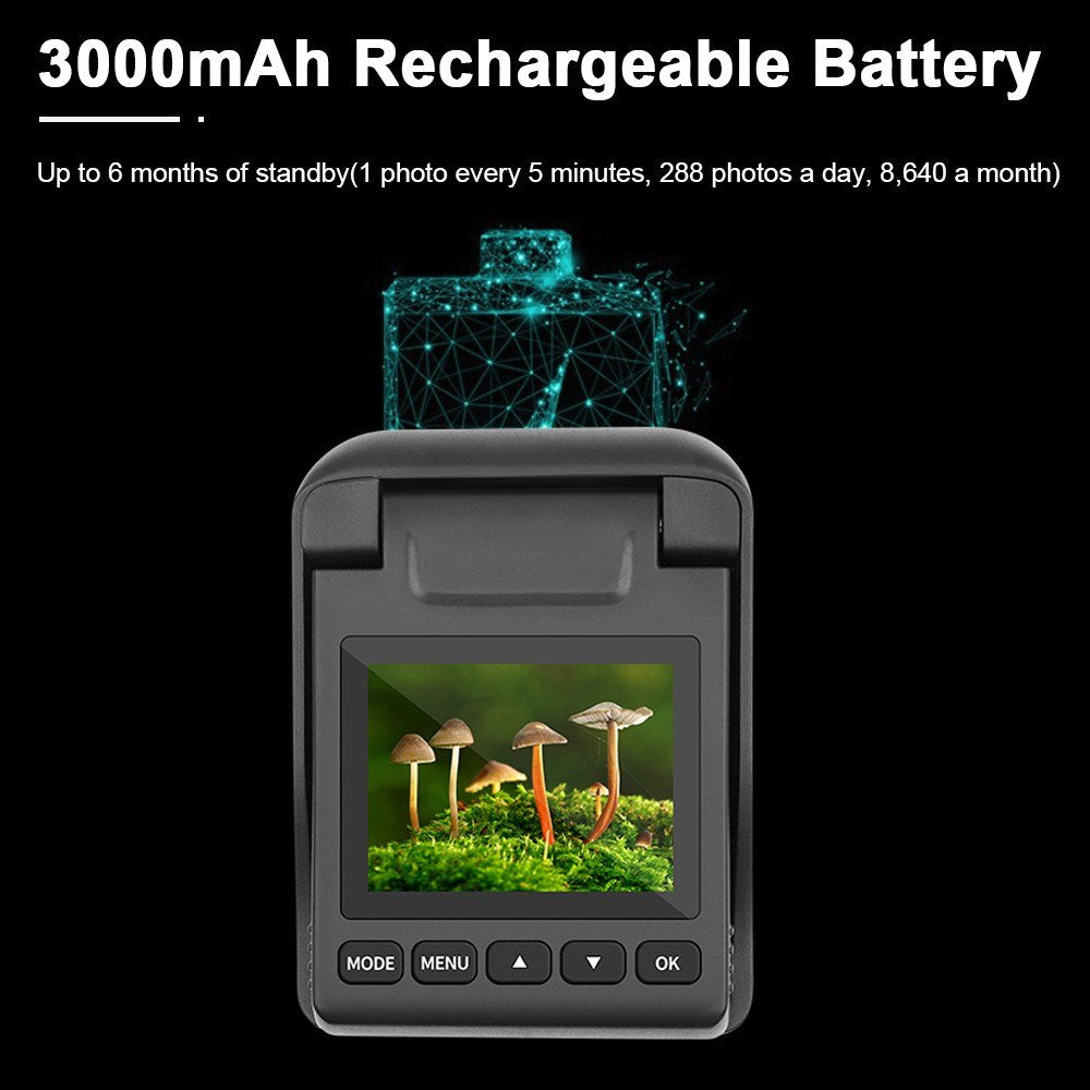Outdoor Time Lapse Camera 32MP 4K Waterproof Timelapse Camera Recorder with 90 Degree Rotating Screen 6 Months Battery Life