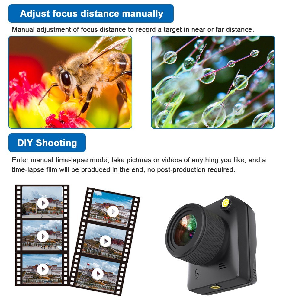 Outdoor Time Lapse Camera 32MP 4K Waterproof Timelapse Camera Recorder with 90 Degree Rotating Screen 6 Months Battery Life