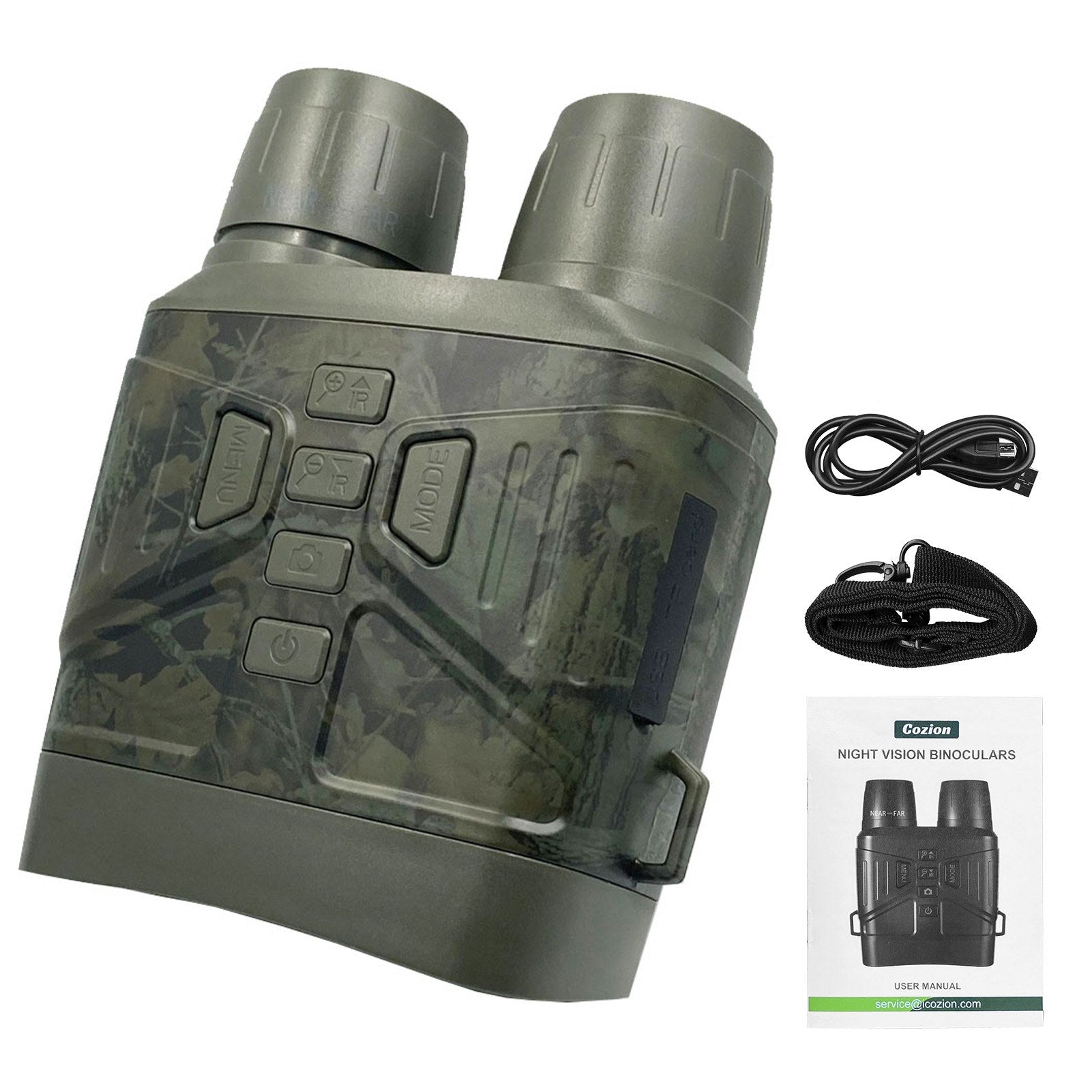 3.0 inch Night Vision Goggles Binocular Hunting Camera Infrared 4K 36MP High Clear Day and Night Dual Purpose