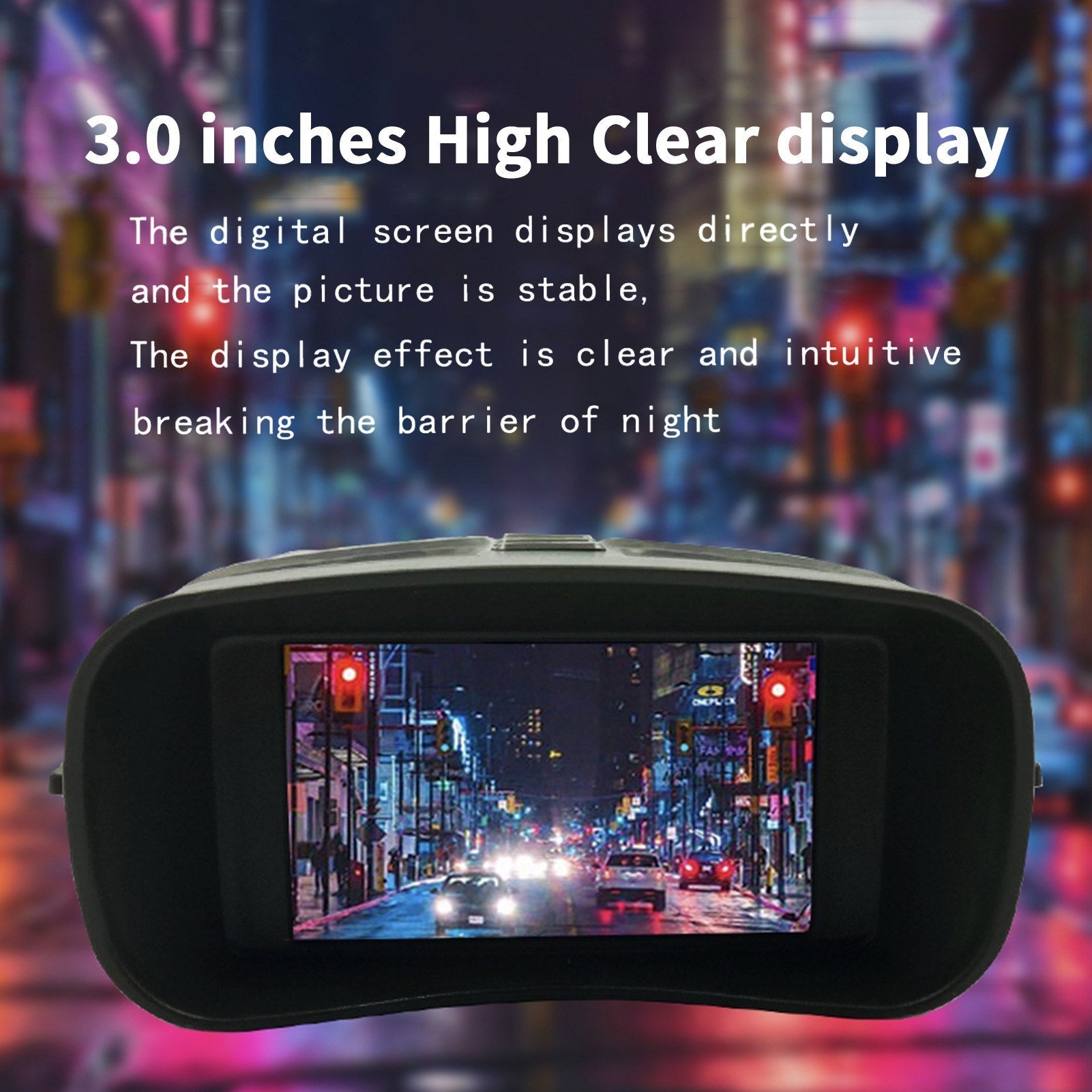 3.0 inch Night Vision Goggles Binocular Hunting Camera Infrared 4K 36MP High Clear Day and Night Dual Purpose