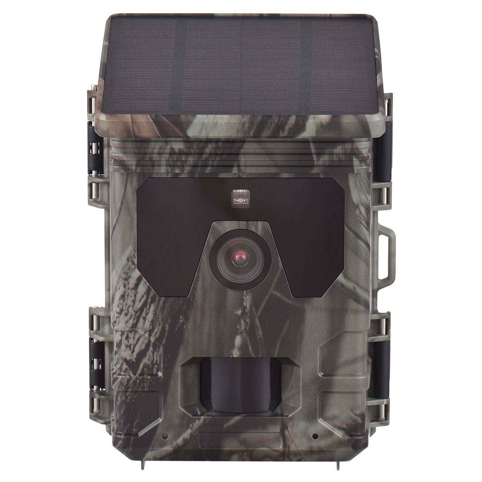 Solar Powered Night Vision Trail Camera 50MP 4K Hunting Camera Built-in Battery 0.5s Trigger Time 120° Detection Angle with 32G Memory Card
