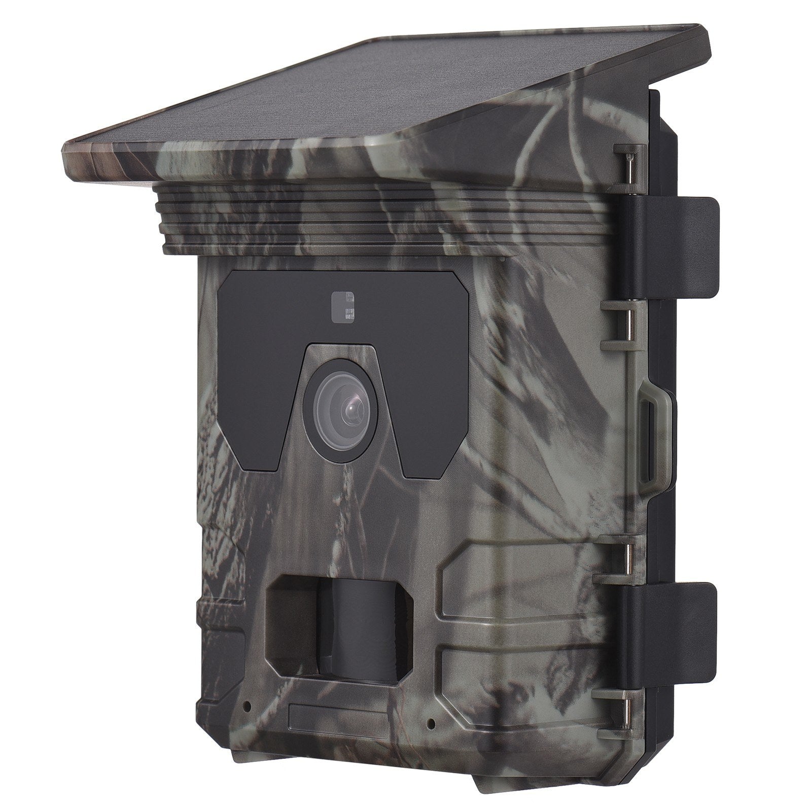 Solar Powered Night Vision Trail Camera 50MP 4K Hunting Camera Built-in Battery 0.5s Trigger Time 120° Detection Angle with 32G Memory Card