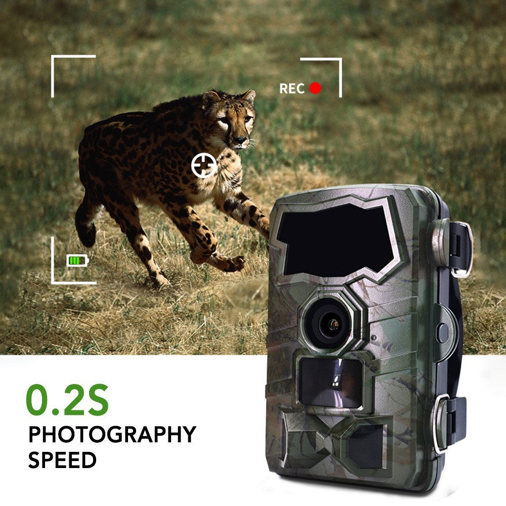 Trail Camera 4K 32MP Wifi Game Camera with Night Vision Hunting Camera IP66 Waterproof 105° Wide-Angle for Outdoor Wildlife Monitoring