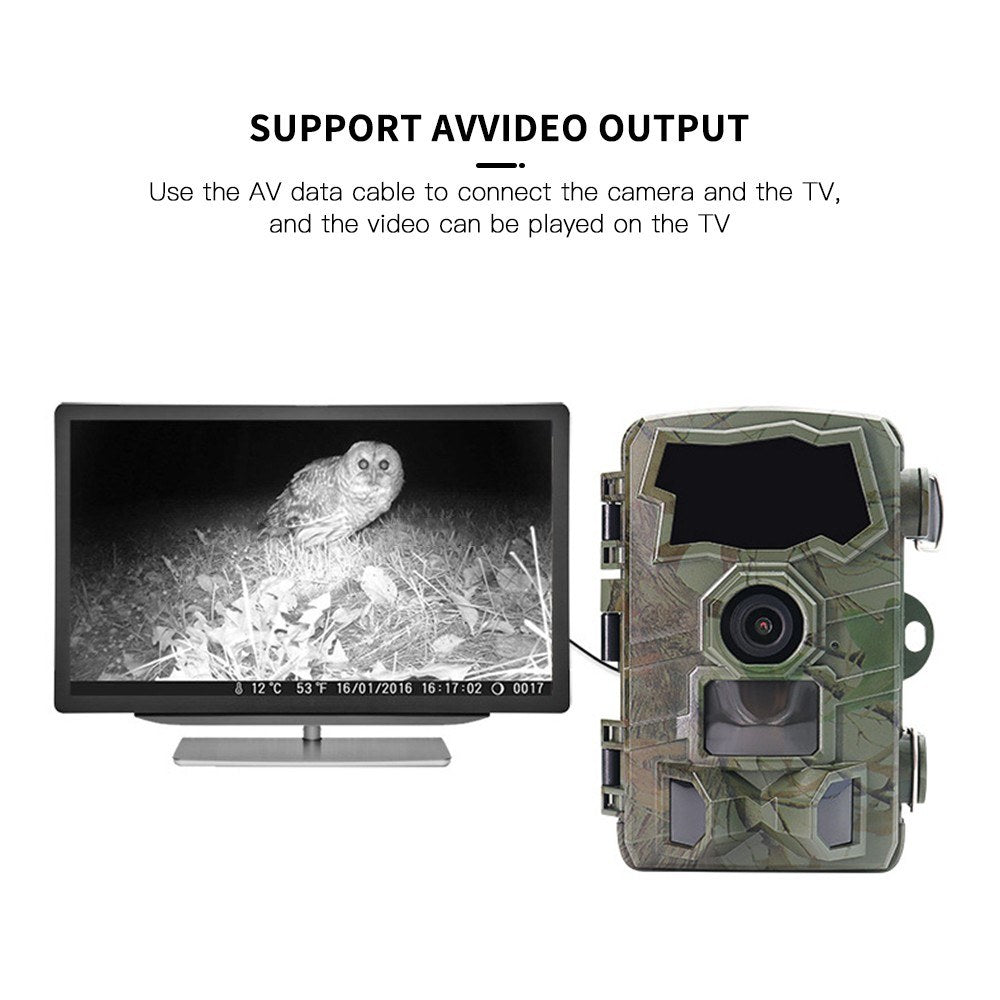 Trail Camera 4K 32MP Wifi Game Camera with Night Vision Hunting Camera IP66 Waterproof 105° Wide-Angle for Outdoor Wildlife Monitoring