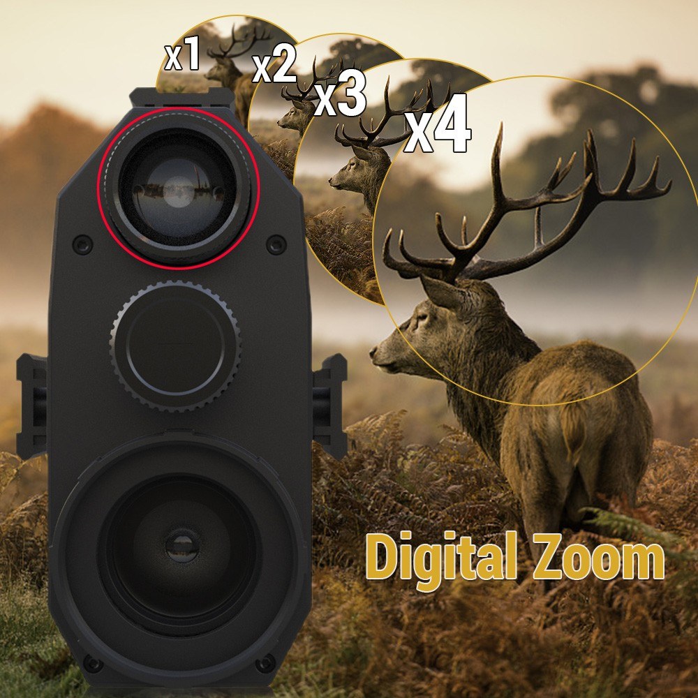 1.2-inch Built-in Screen Night Vision Scope Hunting Camera Hunting Sight IR Camera 1080P Infrared Night Vision Monocular