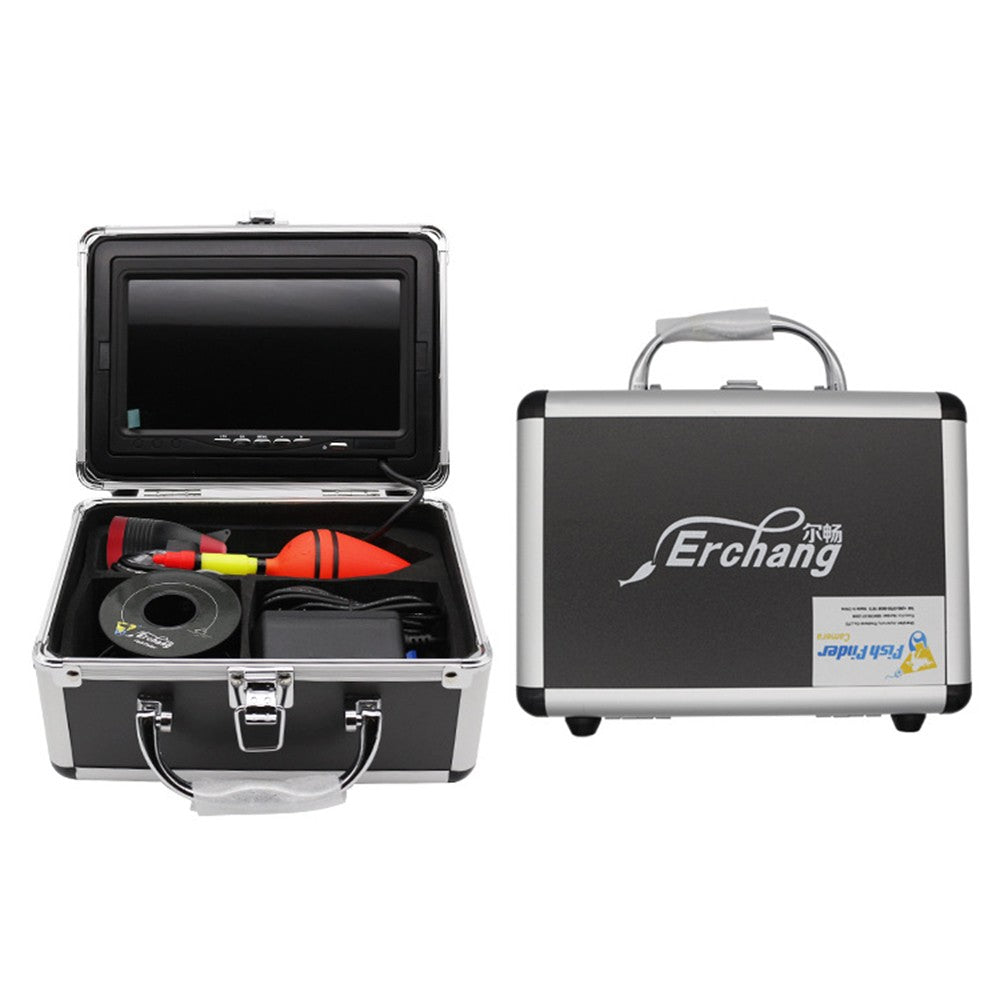 7-Inch DVR Underwater Fishing Camera: 12 IR LEDs, Sun-visor, Portable Video Fish Finder - See the Underwater World