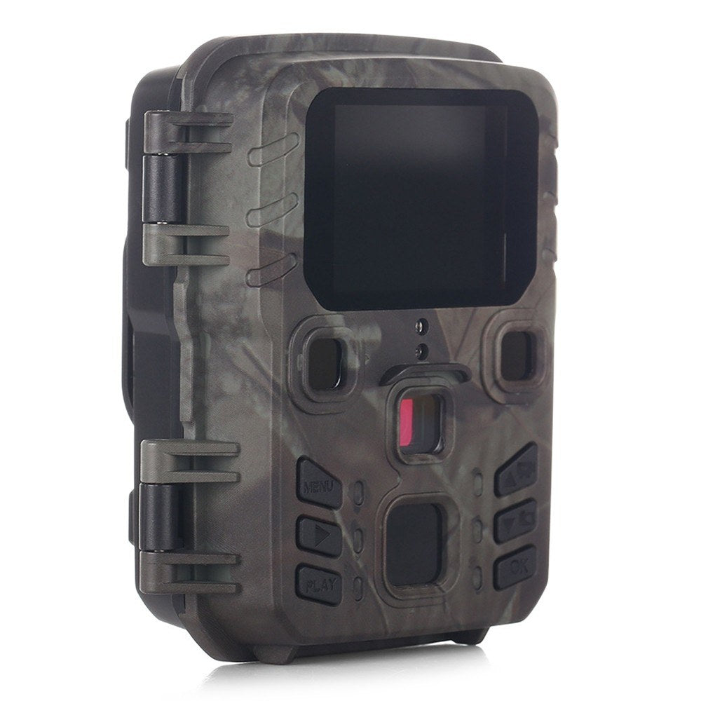 Mini 24MP 1080P Infrared LED Motion Activated Night Vision Trail Camera 0.3S Trigger Speed Waterproof Wildlife Hunting Camera