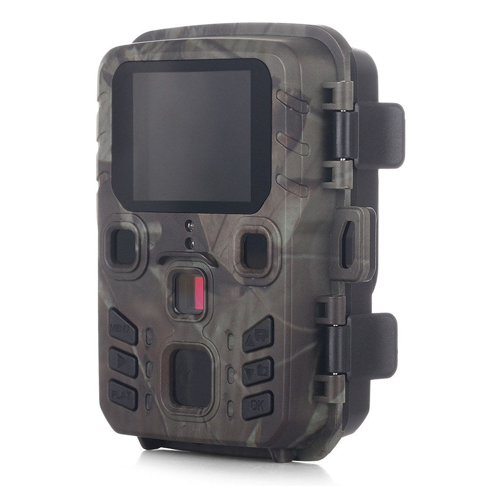 Mini 24MP 1080P Infrared LED Motion Activated Night Vision Trail Camera 0.3S Trigger Speed Waterproof Wildlife Hunting Camera