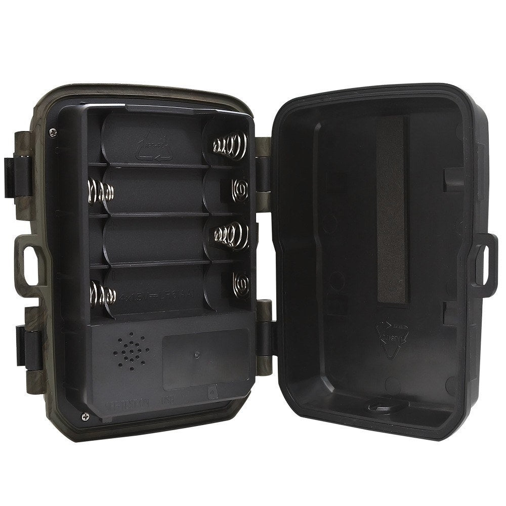 Mini 24MP 1080P Infrared LED Motion Activated Night Vision Trail Camera 0.3S Trigger Speed Waterproof Wildlife Hunting Camera
