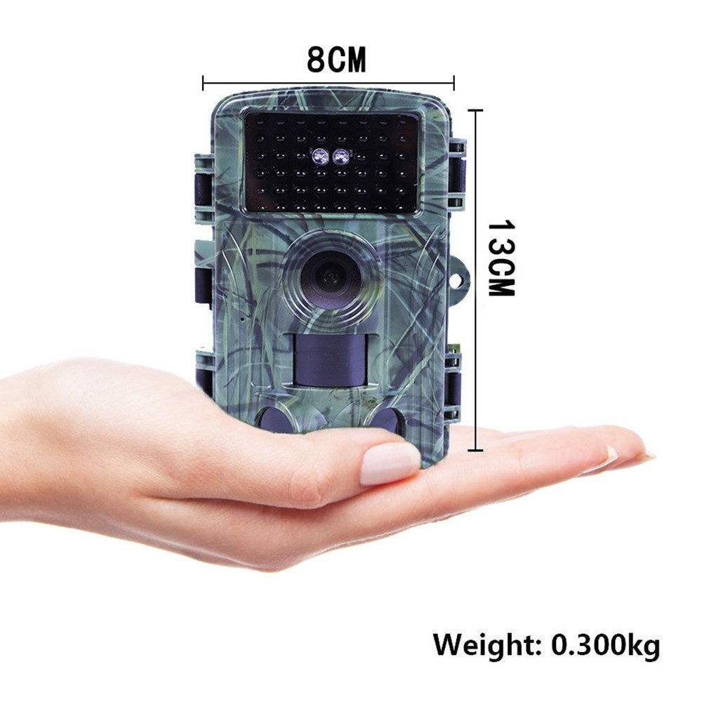 2.7K 60MP Trail Camera Night Vision Waterproof Hunting Camera with 2 Inch Screen for Outdoor Wildlife Monitoring