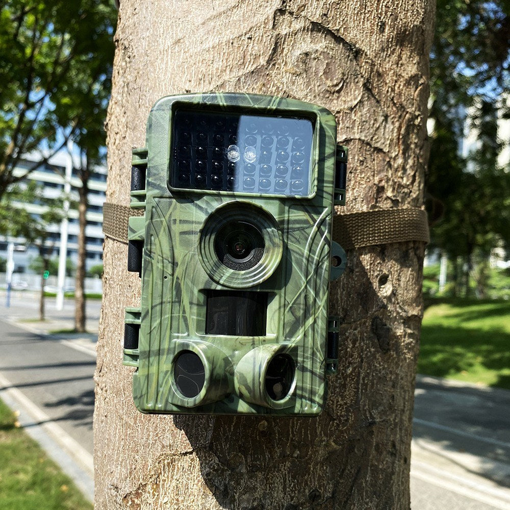 2.7K 60MP Trail Camera Night Vision Waterproof Hunting Camera with 2 Inch Screen for Outdoor Wildlife Monitoring