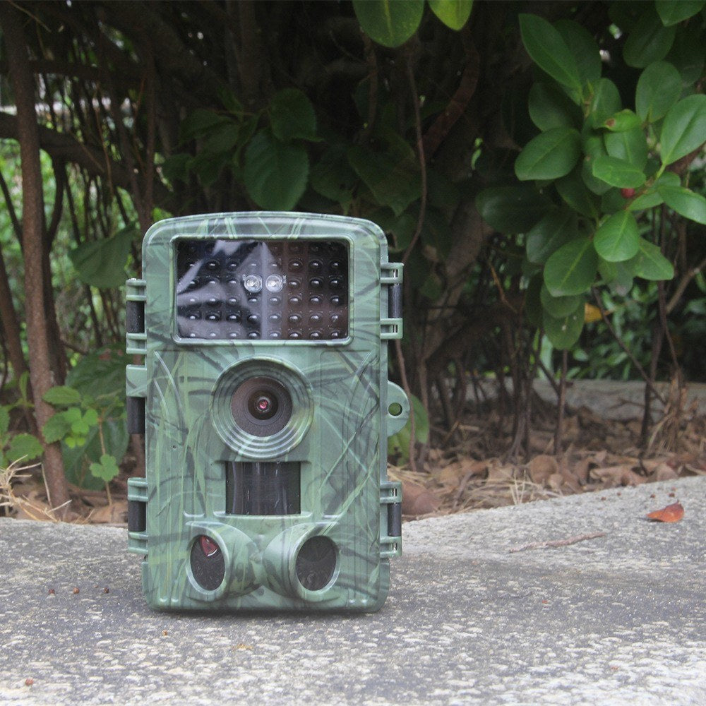 2.7K 60MP Trail Camera Night Vision Waterproof Hunting Camera with 2 Inch Screen for Outdoor Wildlife Monitoring