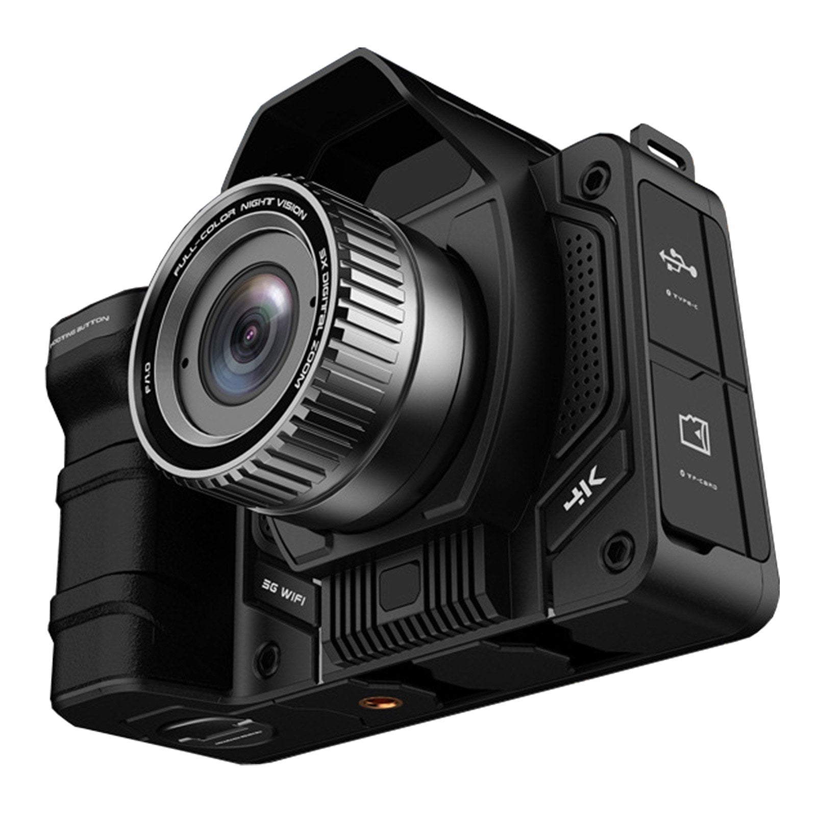 4.2 Inch Large OLED Screen 4K 40MP Full Black Visibility Camera 7-level Infrared 10X Digital Zoom 5G WiFi Night Vision Goggles with 64G Memory Card