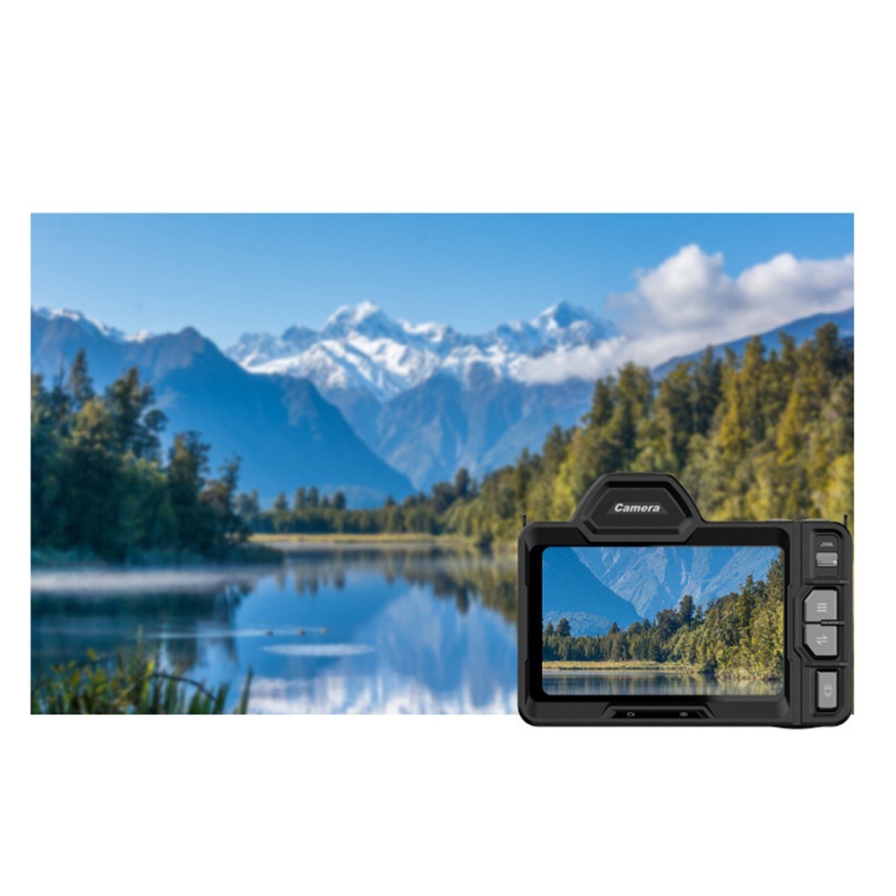 4.2 Inch Large OLED Screen 4K 40MP Full Black Visibility Camera 7-level Infrared 10X Digital Zoom 5G WiFi Night Vision Goggles with 64G Memory Card