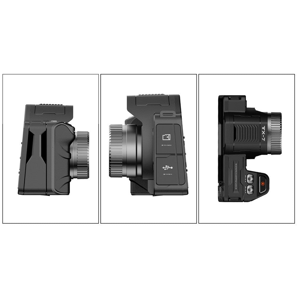 4.2 Inch Large OLED Screen 4K 40MP Full Black Visibility Camera 7-level Infrared 10X Digital Zoom 5G WiFi Night Vision Goggles with 64G Memory Card