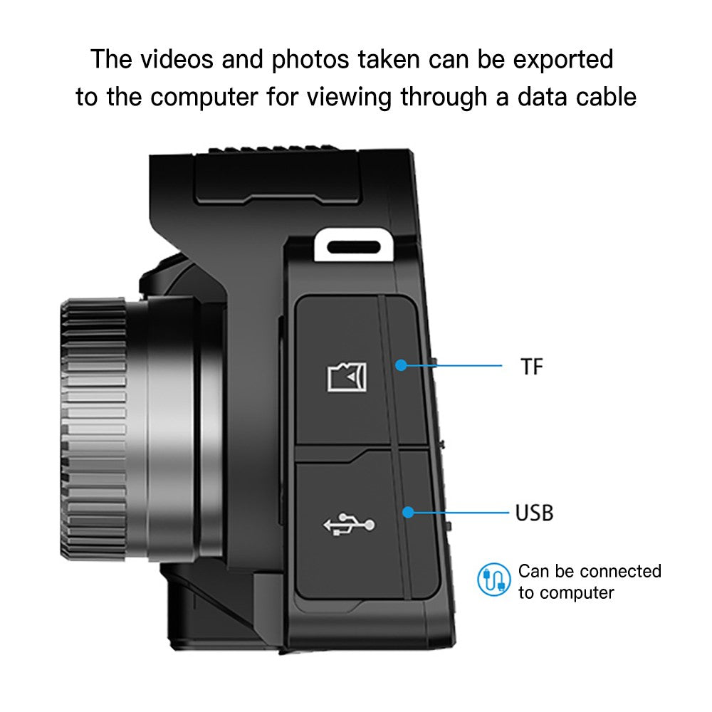 4.2 Inch Large OLED Screen 4K 40MP Full Black Visibility Camera 7-level Infrared 10X Digital Zoom 5G WiFi Night Vision Goggles with 64G Memory Card