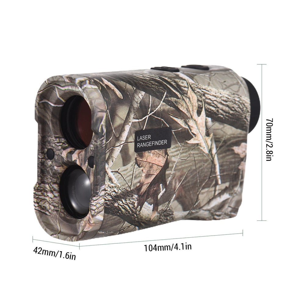 Golf Laser Rangefinder 6X Magnification Digital Hunting With Height and Angle Measurement Monocular Telescope