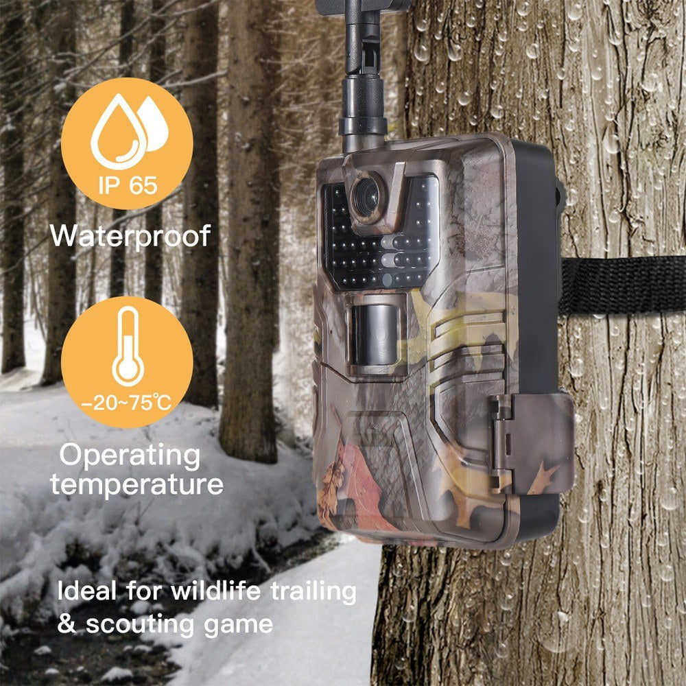 4G Hunting Trail Camera 16MP 1080P 0.3s Trigger Speed Infrared Wildlife Night Vision Camera